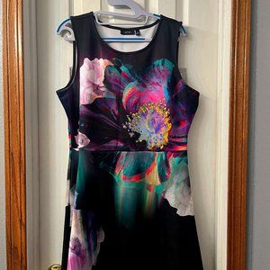Fit and flair sleeveless dress